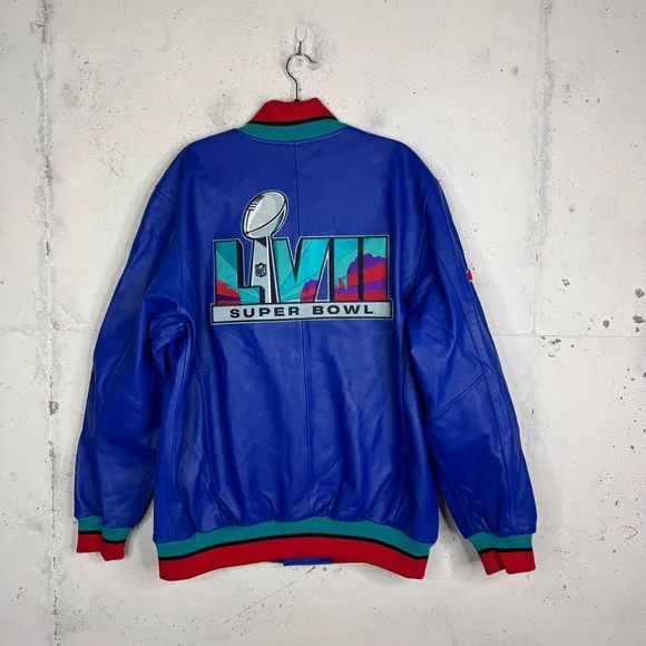 Starter Super Bowl Leather Jacket 2022 Arizona Super Bowl NWOT XL